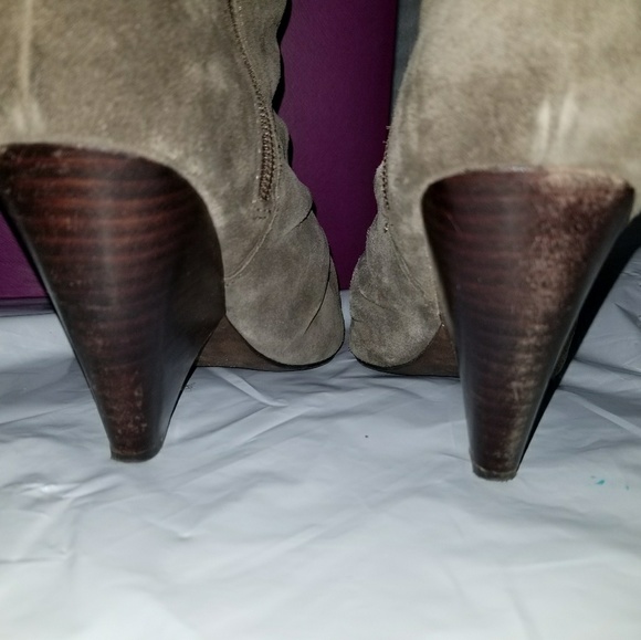 Fergie Vivacious Suede Ankle Boots - Picture 6 of 8